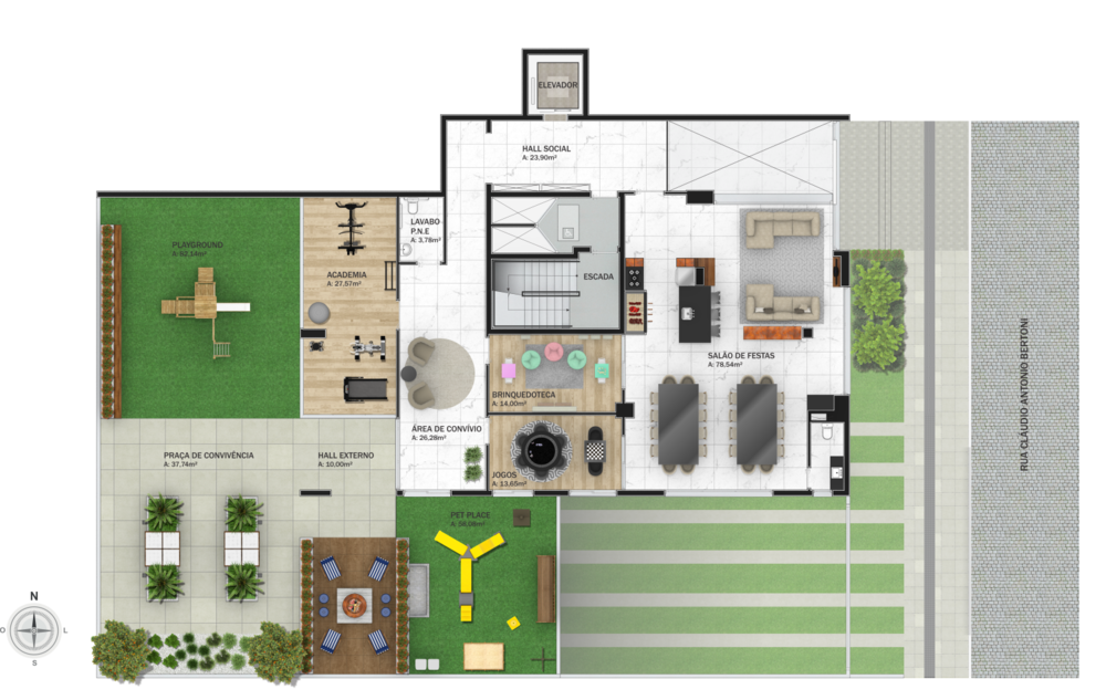 Apartamento à venda com 3 quartos, 125m² - Foto 4
