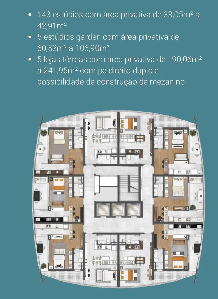 Apartamento, 1 quarto, 33 m² - Foto 6