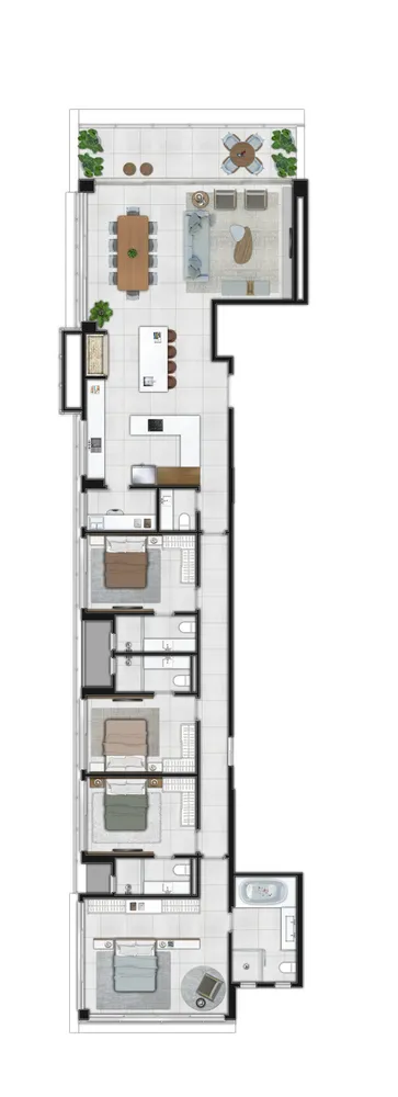 Apartamento, 4 quartos, 207 m² - Foto 10
