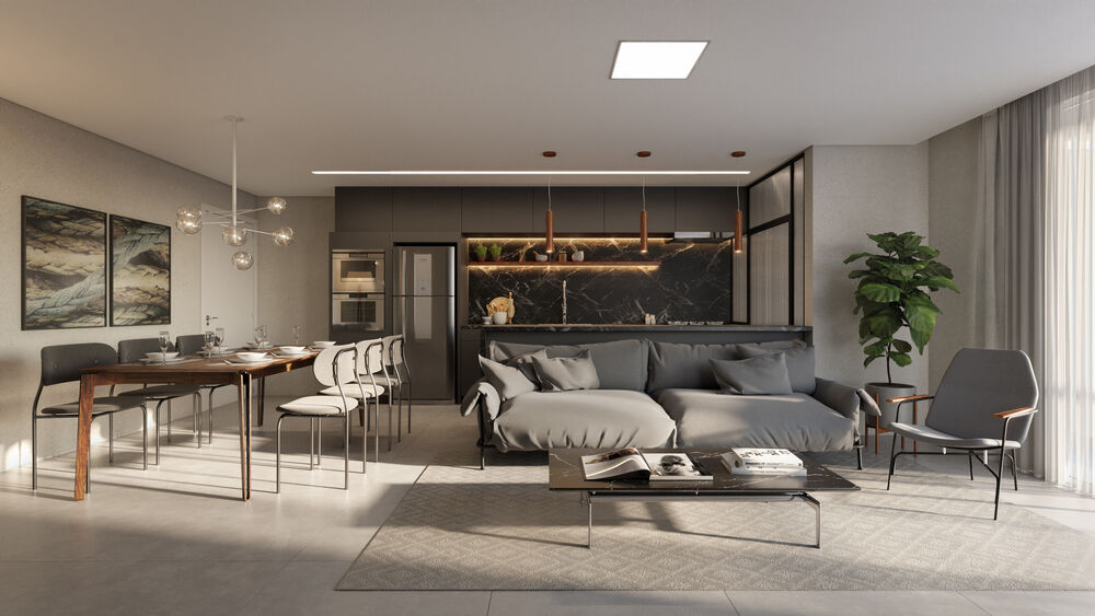 Apartamento à venda com 3 quartos, 108m² - Foto 2