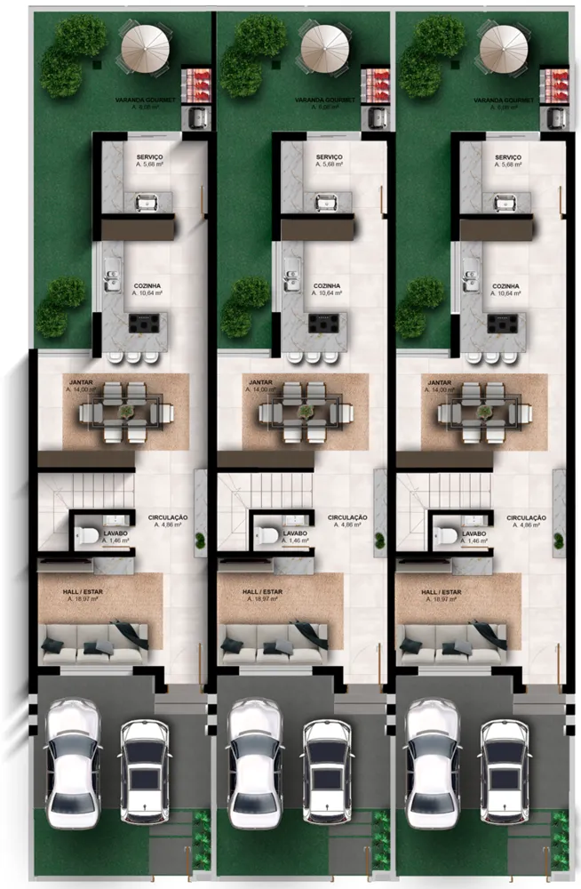 Casa, 3 quartos, 155 m² - Foto 5