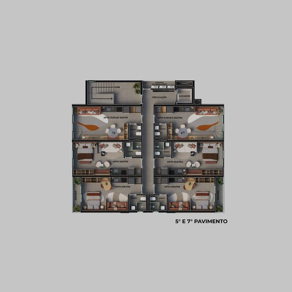 Apartamento, 1 quarto, 50 m² - Foto 5