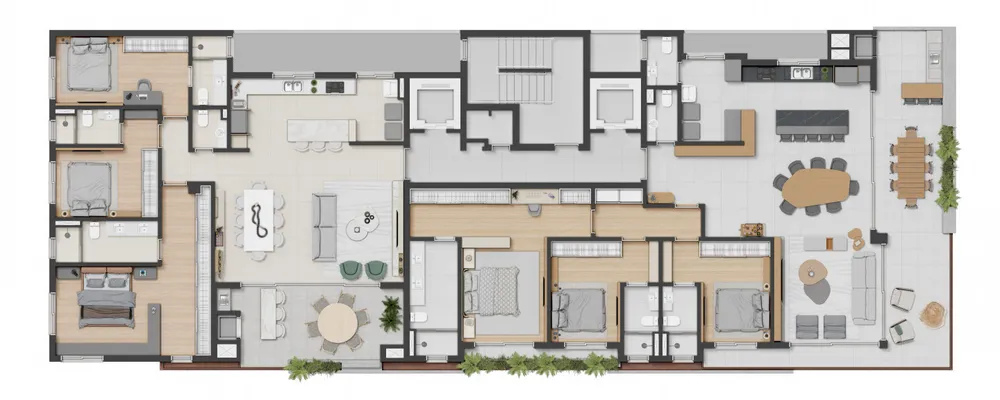 Apartamento, 3 quartos, 241 m² - Foto 13
