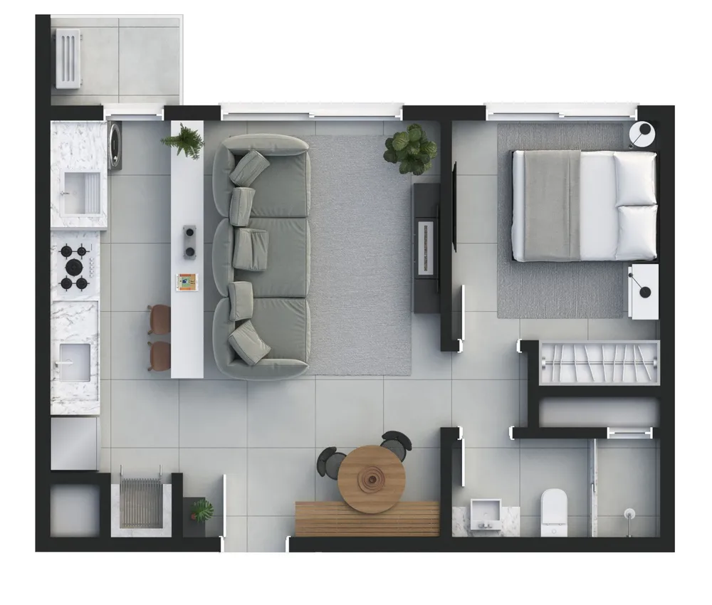Apartamento, 3 quartos, 116 m² - Foto 1