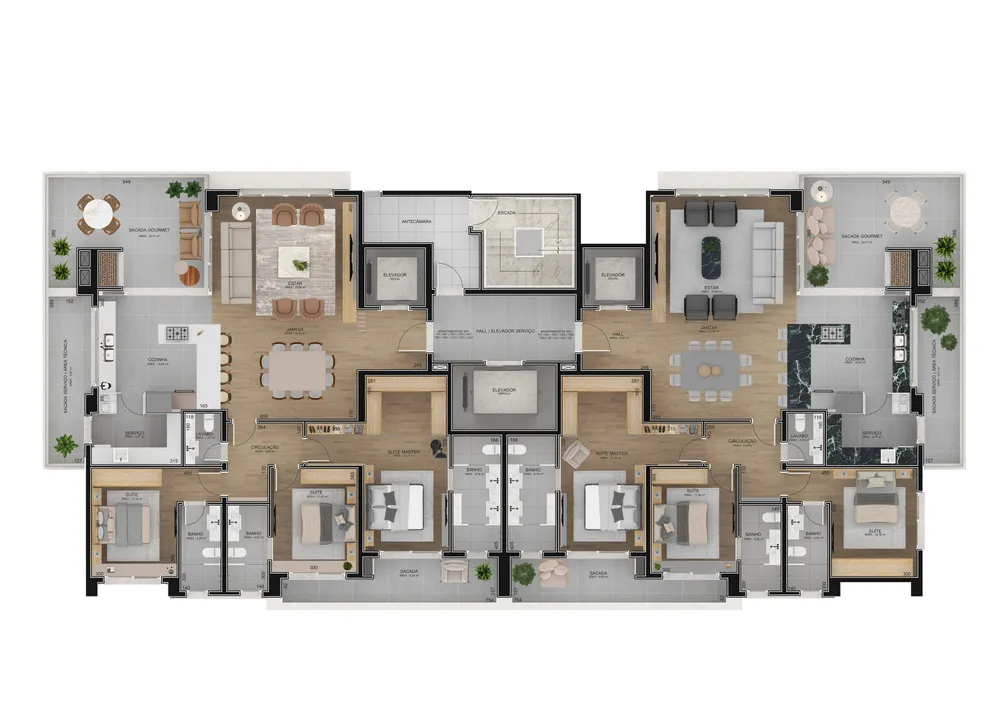 Apartamento, 3 quartos, 225 m² - Foto 5