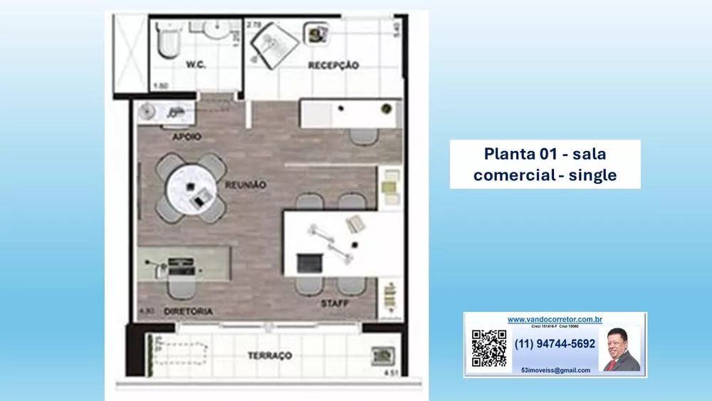 Conjunto Comercial-Sala à venda, 32m² - Foto 4