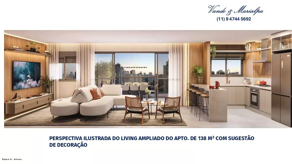 Apartamento à venda com 4 quartos, 138m² - Foto 3