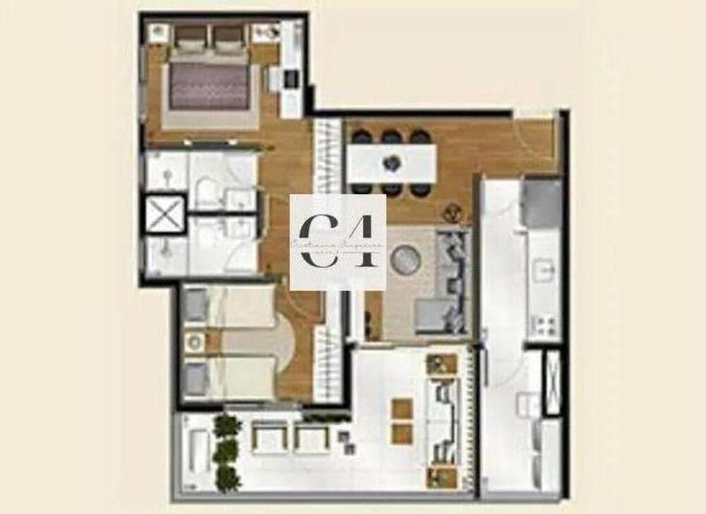 Apartamento à venda com 2 quartos, 72m² - Foto 5