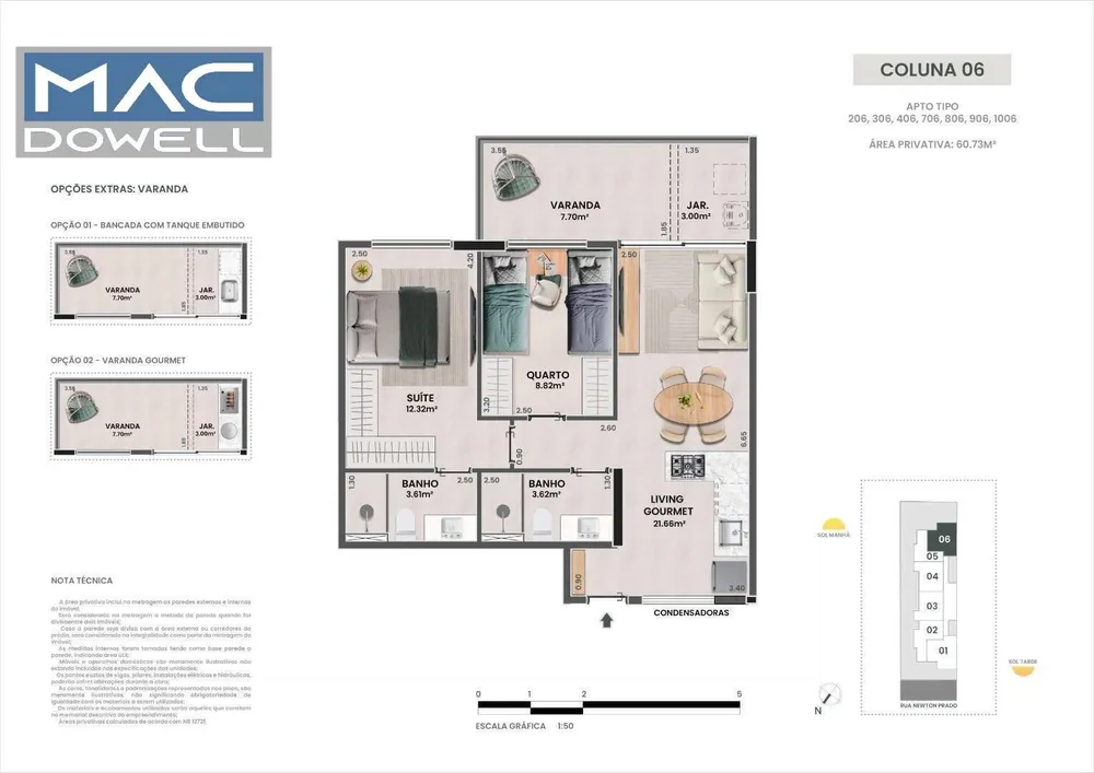 Apartamento, 2 quartos, 55 m² - Foto 7