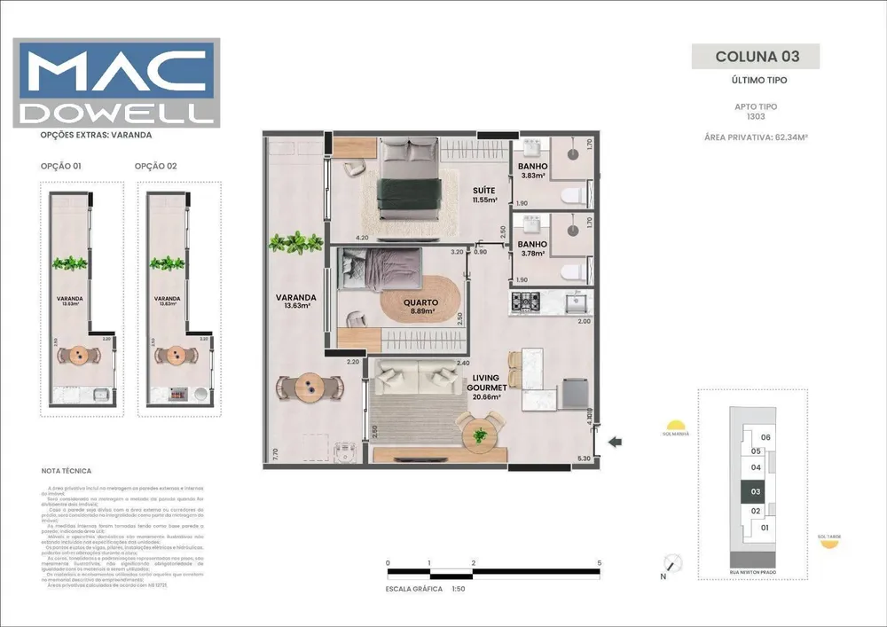 Apartamento, 2 quartos, 55 m² - Foto 17