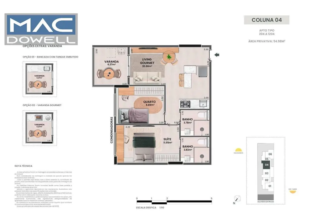 Apartamento, 2 quartos, 55 m² - Foto 5