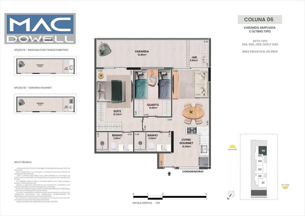 Apartamento, 2 quartos, 55 m² - Foto 9