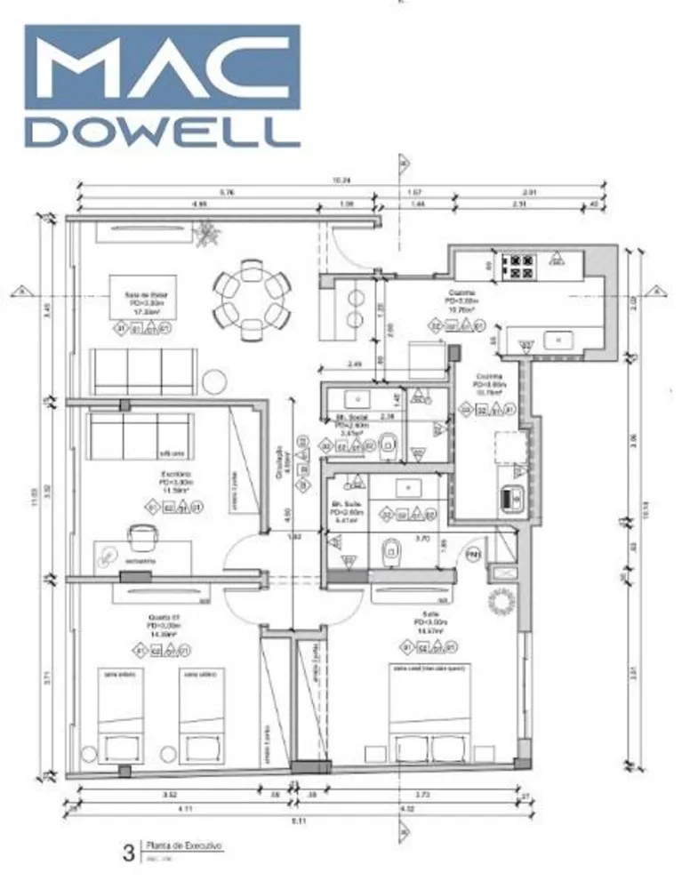 Apartamento, 3 quartos, 134 m² - Foto 17