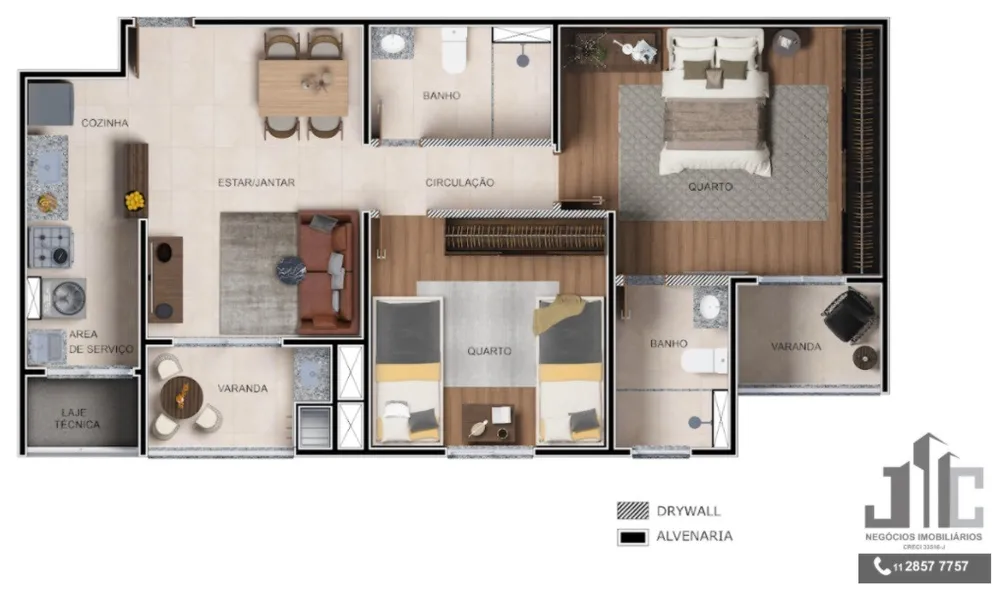 Apartamento, 2 quartos, 64 m² - Foto 12