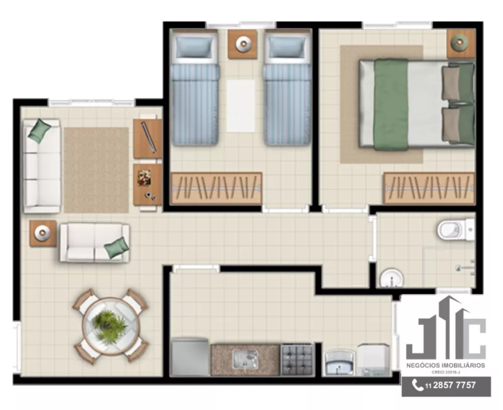 Apartamento, 2 quartos, 45 m² - Foto 5