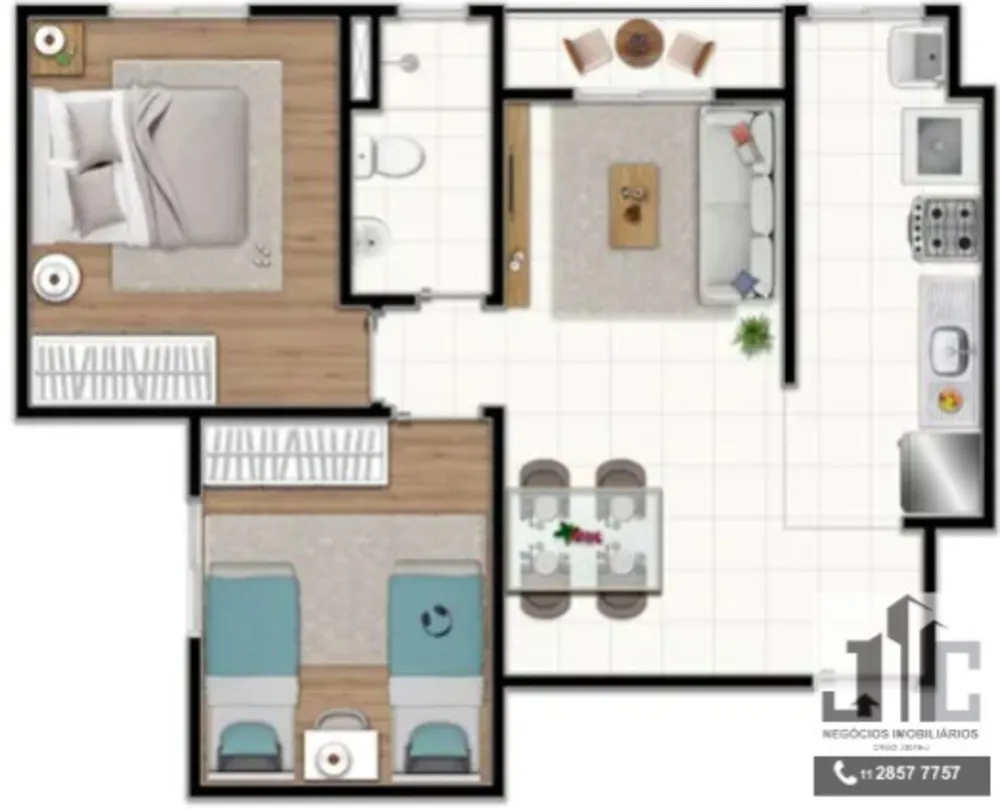 Apartamento, 2 quartos, 47 m² - Foto 5