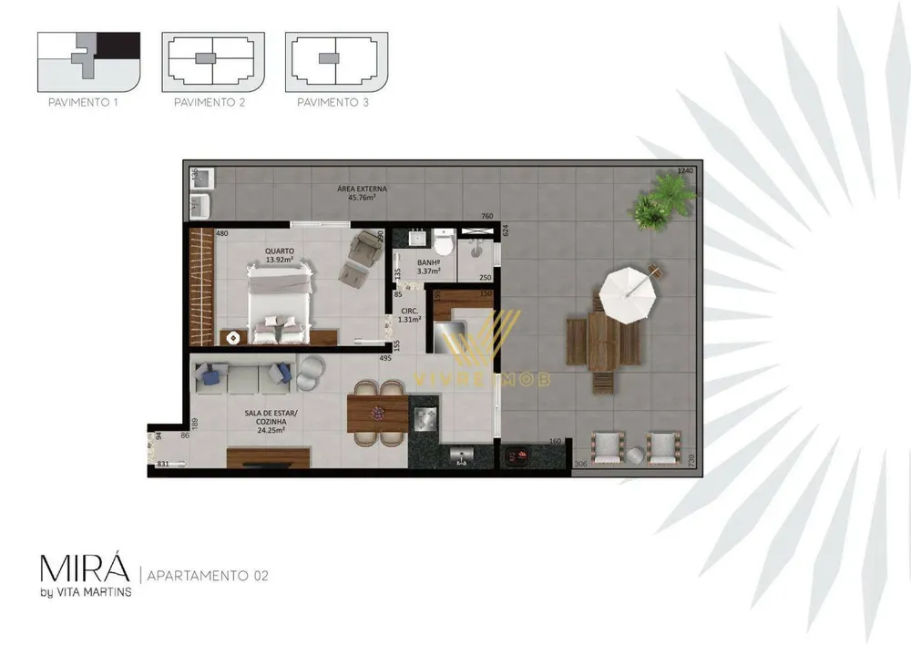 Apartamento, 1 quarto, 97 m² - Foto 4