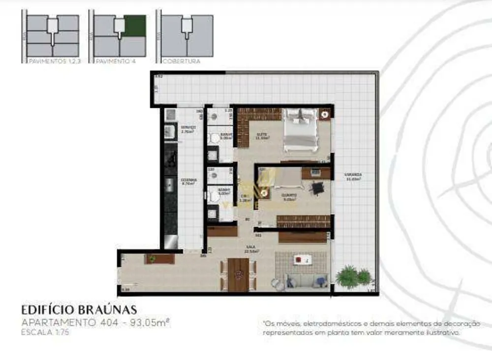 Apartamento, 1 quarto, 55 m² - Foto 18