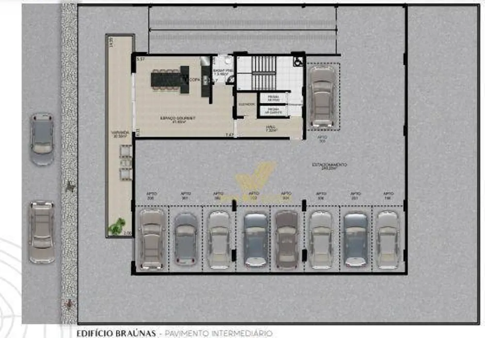 Apartamento, 1 quarto, 55 m² - Foto 4