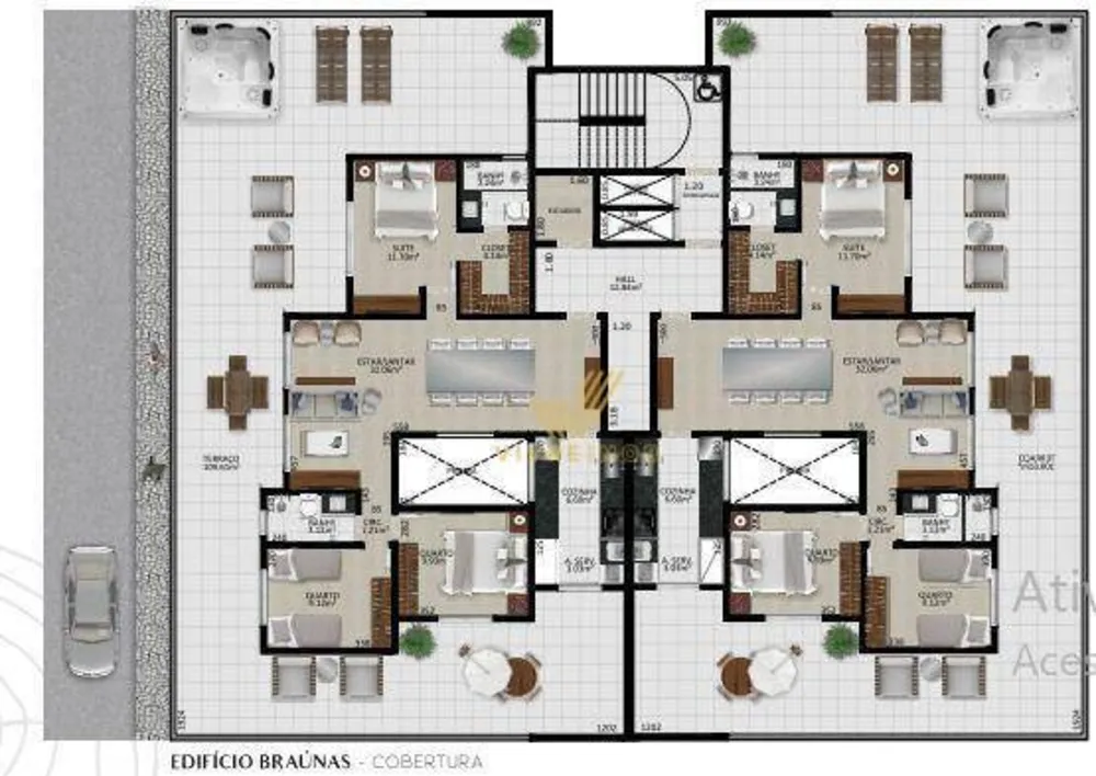 Apartamento, 1 quarto, 55 m² - Foto 22