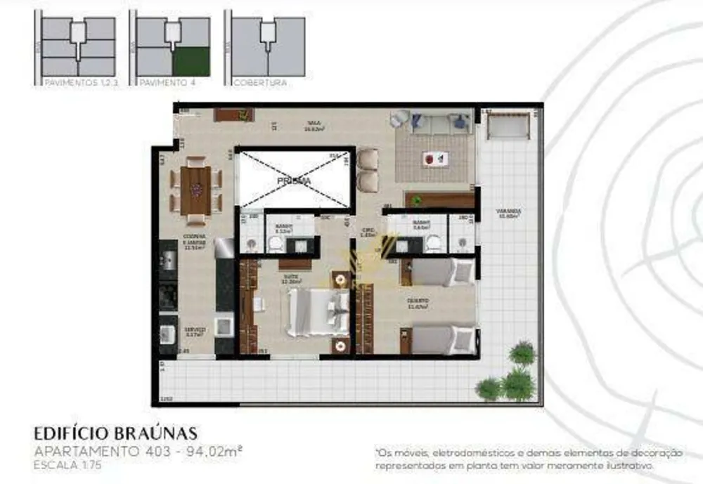 Apartamento, 1 quarto, 55 m² - Foto 17