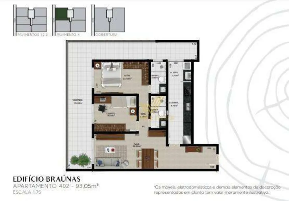 Apartamento, 1 quarto, 55 m² - Foto 16