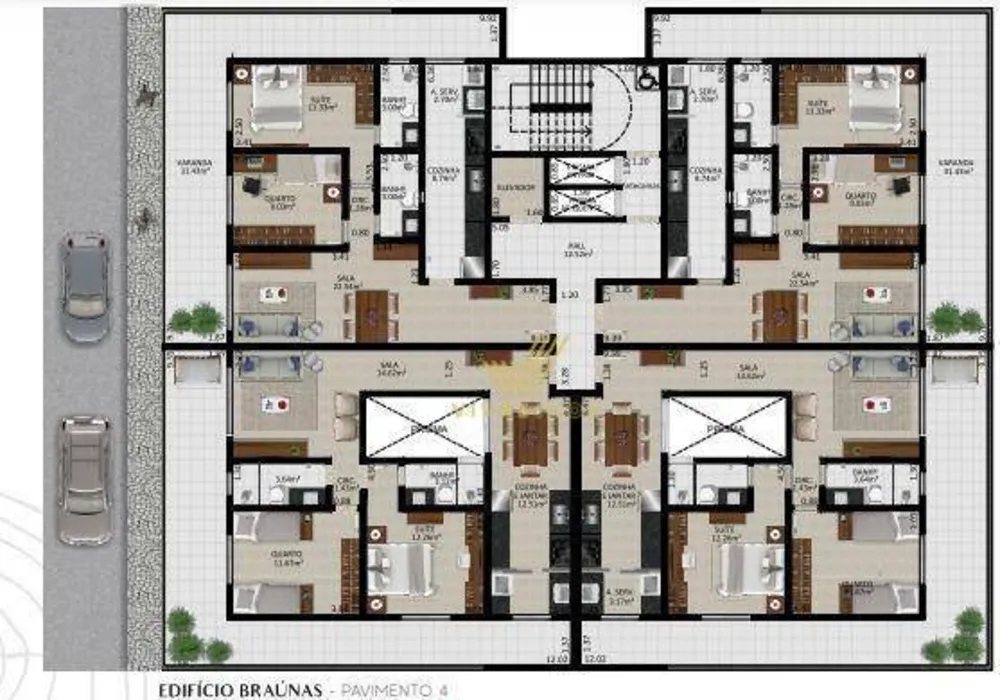 Apartamento, 1 quarto, 55 m² - Foto 19