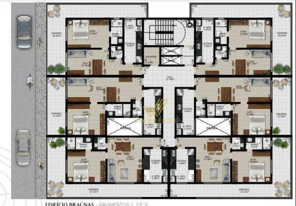 Apartamento, 1 quarto, 55 m² - Foto 12