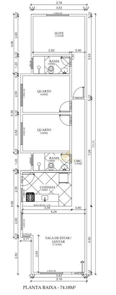 Casa, 3 quartos, 75 m² - Foto 21
