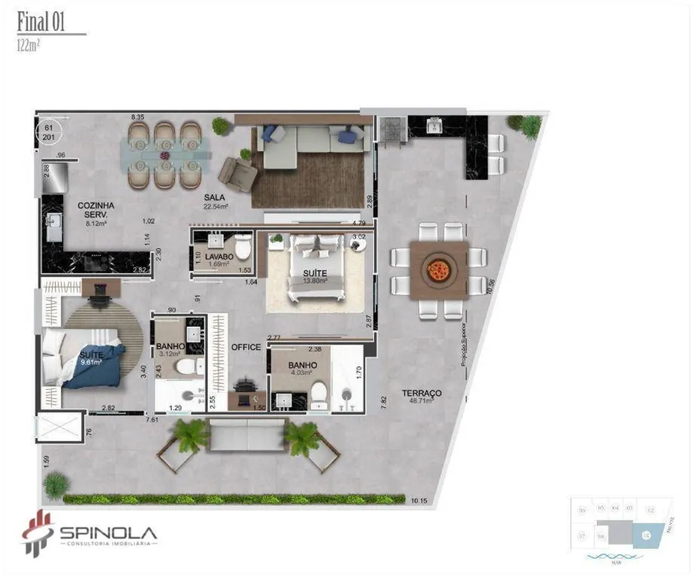 Apartamento, 2 quartos, 97 m² - Foto 2
