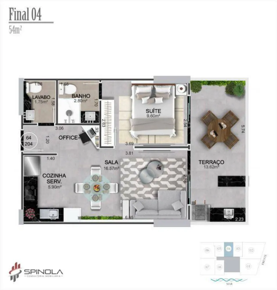 Apartamento, 2 quartos, 97 m² - Foto 4