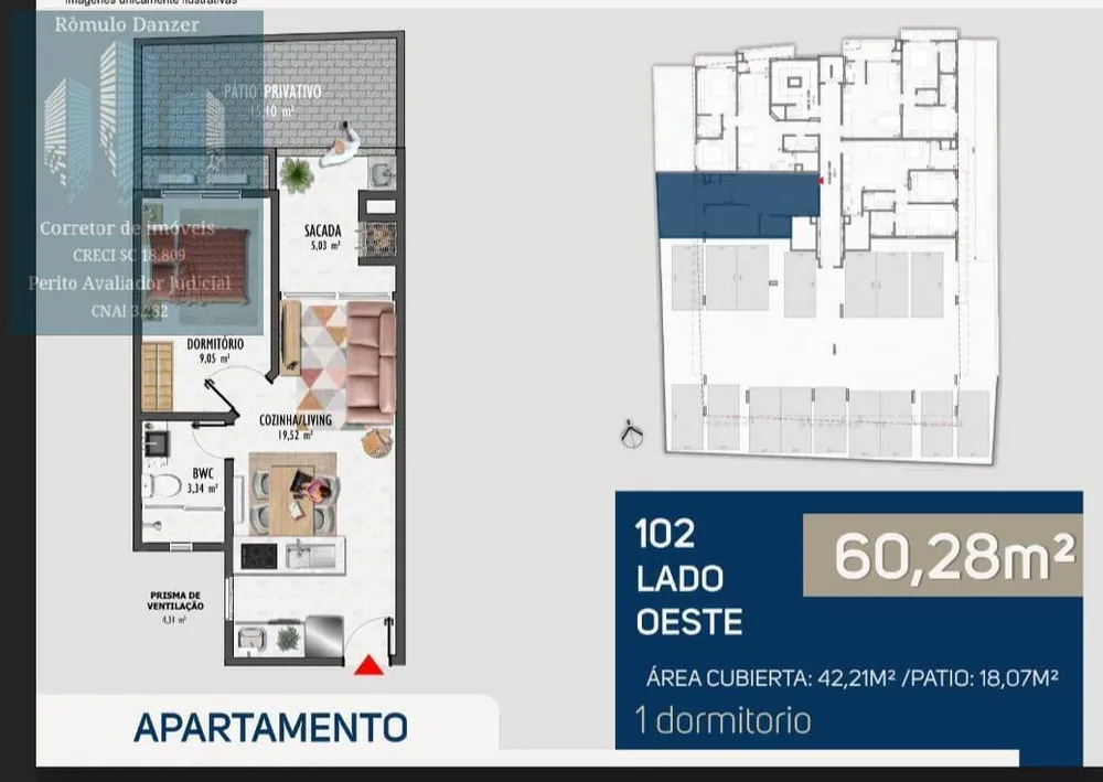 Apartamento, 2 quartos, 61 m² - Foto 6
