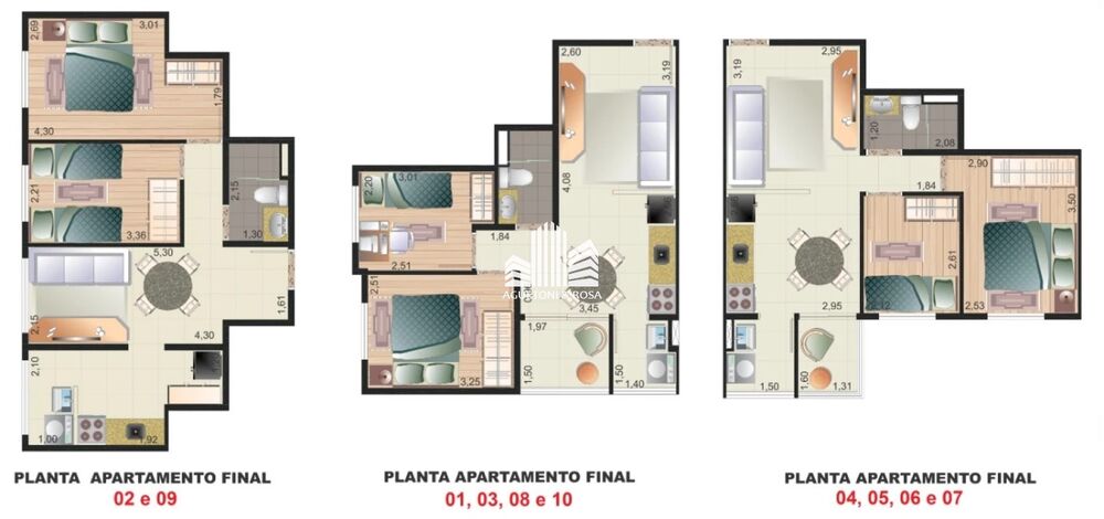 Apartamento, 2 quartos, 45 m² - Foto 3