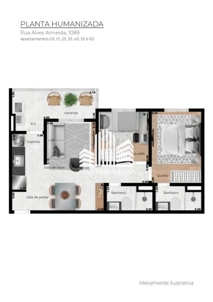 Apartamento, 2 quartos, 50 m² - Foto 13