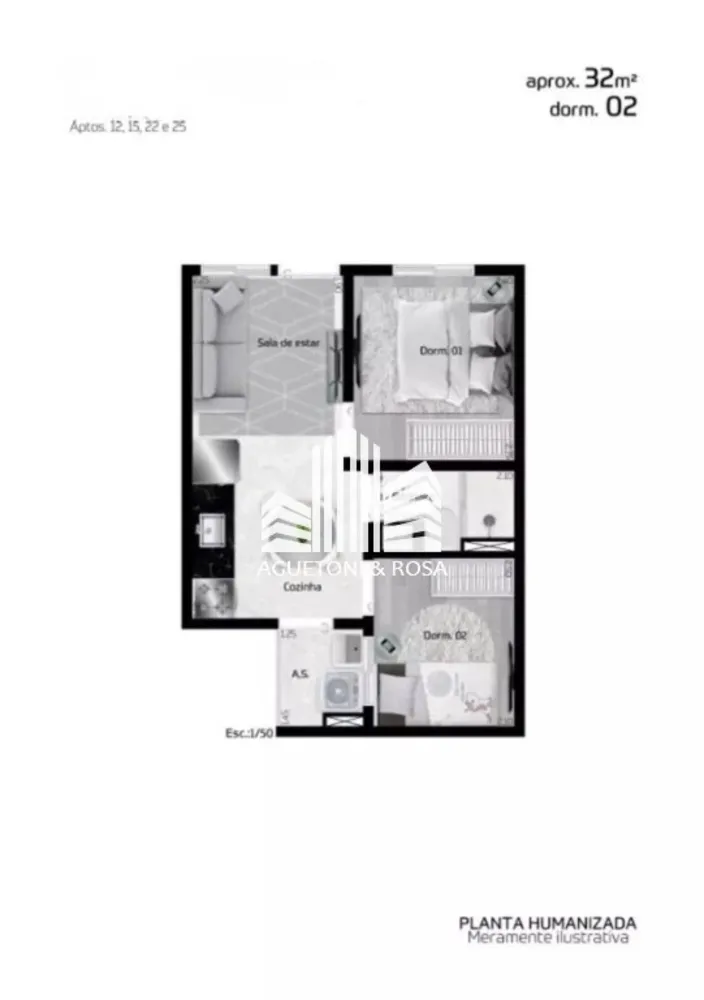 Apartamento, 1 quarto, 29 m² - Foto 7