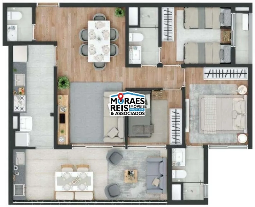 Apartamento, 2 quartos, 69 m² - Foto 5