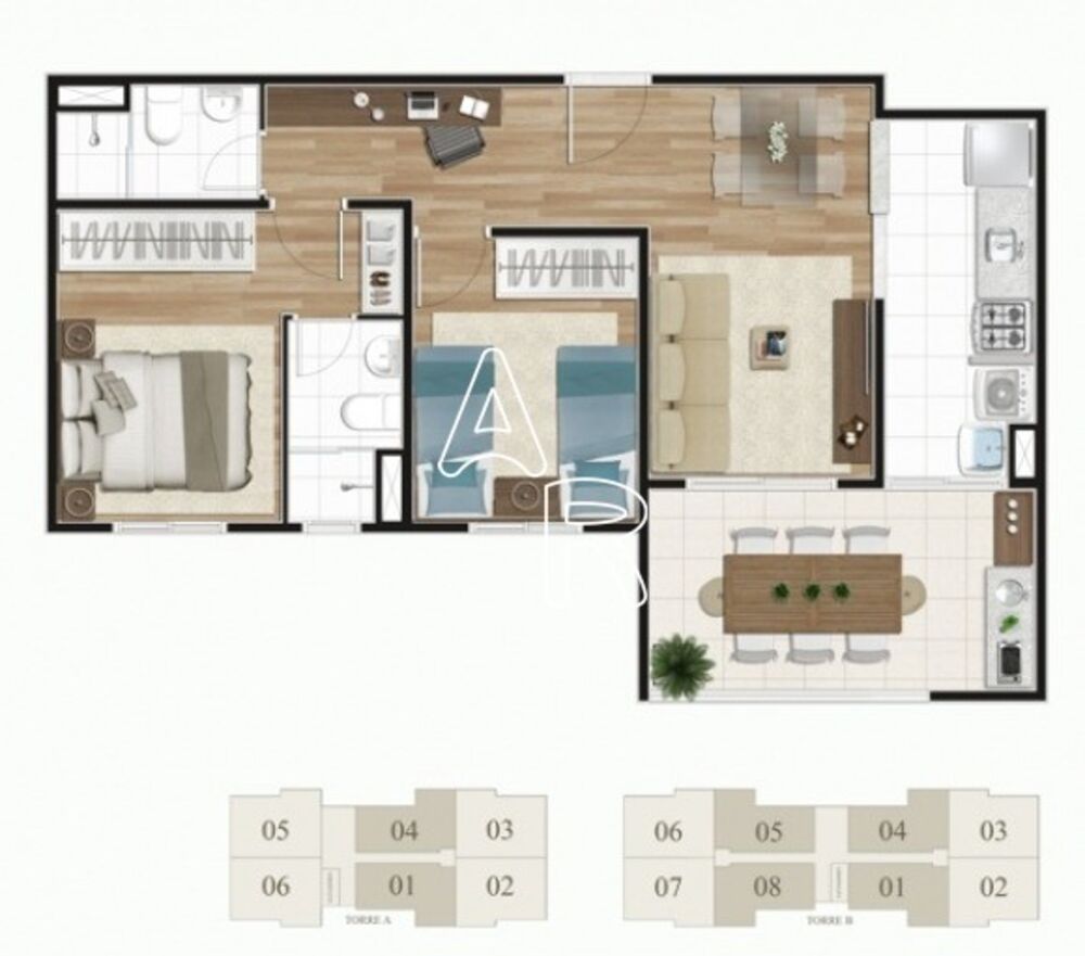 Apartamento, 2 quartos, 61 m² - Foto 21