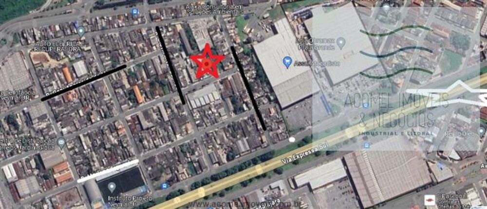 Depósito-Galpão, 1225 m² - Foto 1