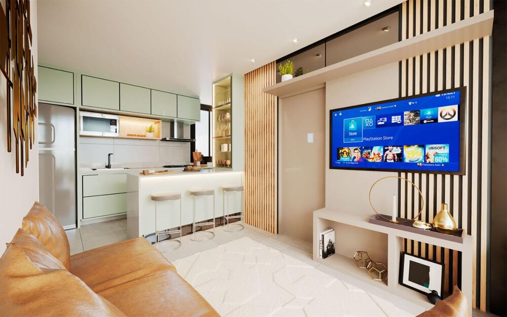 Apartamento, 2 quartos, 52 m² - Foto 3