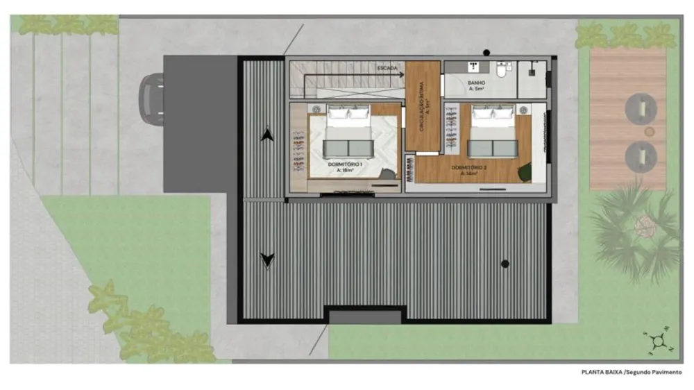 Casa, 2 quartos, 166 m² - Foto 2