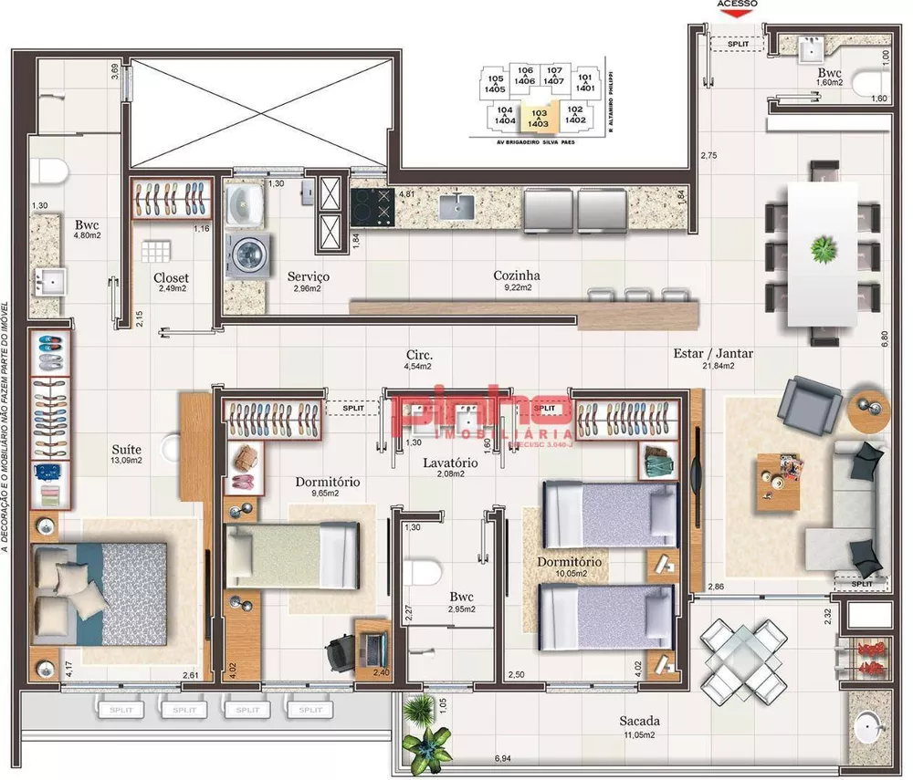 Apartamento, 3 quartos, 108 m² - Foto 18
