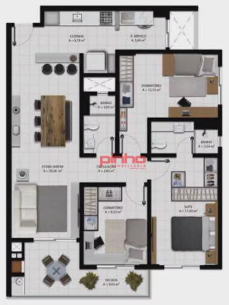 Apartamento, 2 quartos, 73 m² - Foto 20