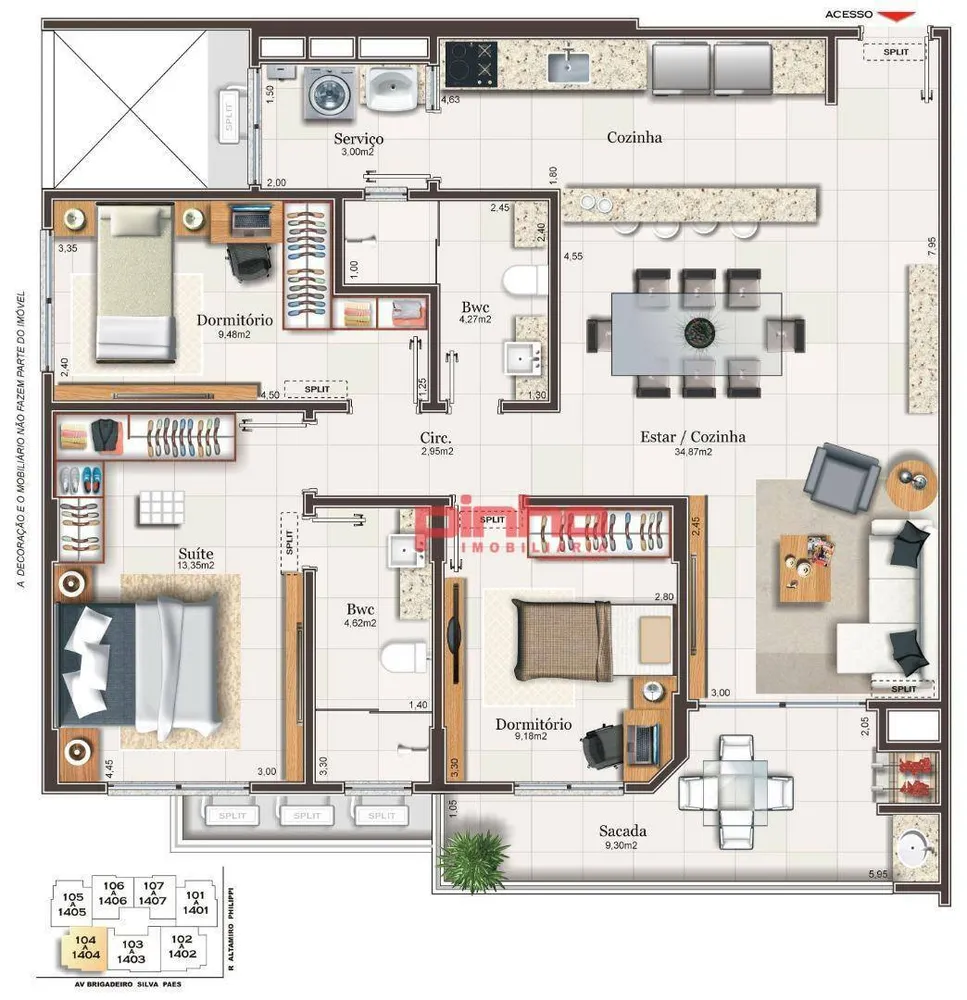 Apartamento, 2 quartos, 96 m² - Foto 13