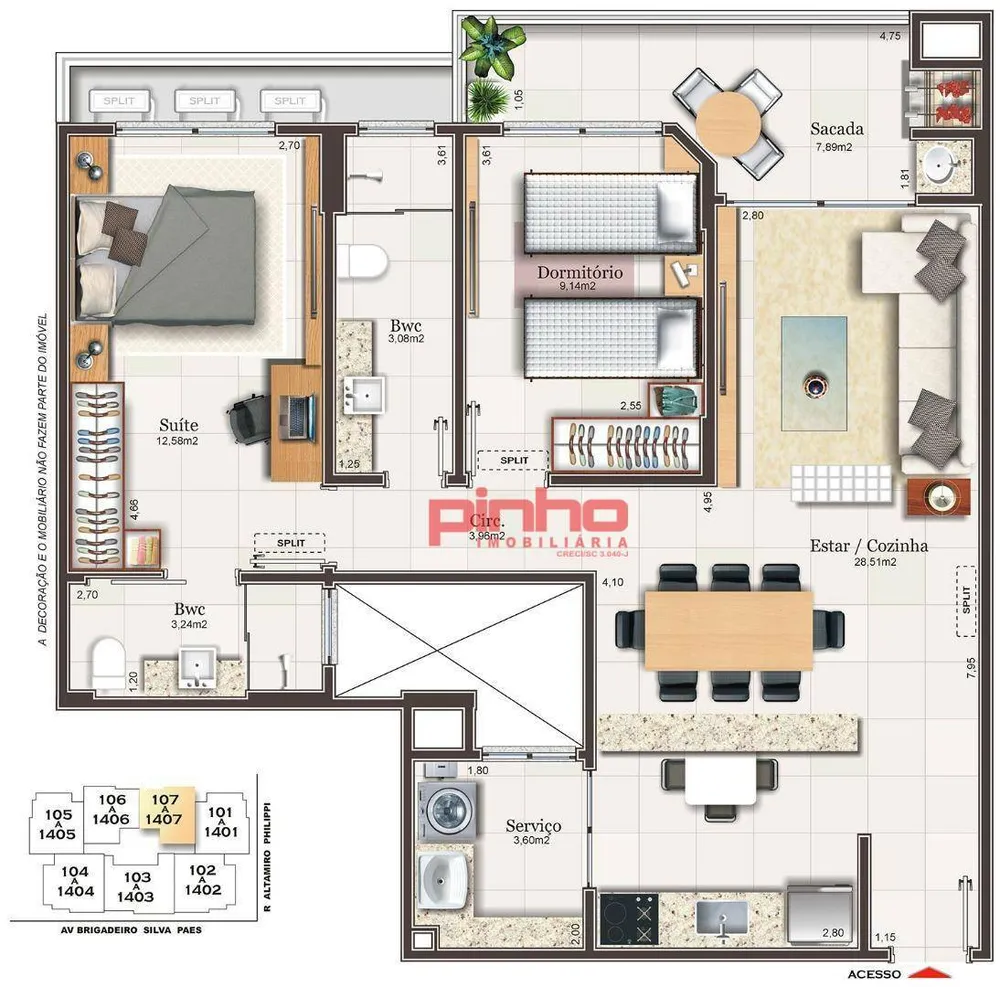 Apartamento, 2 quartos, 96 m² - Foto 17