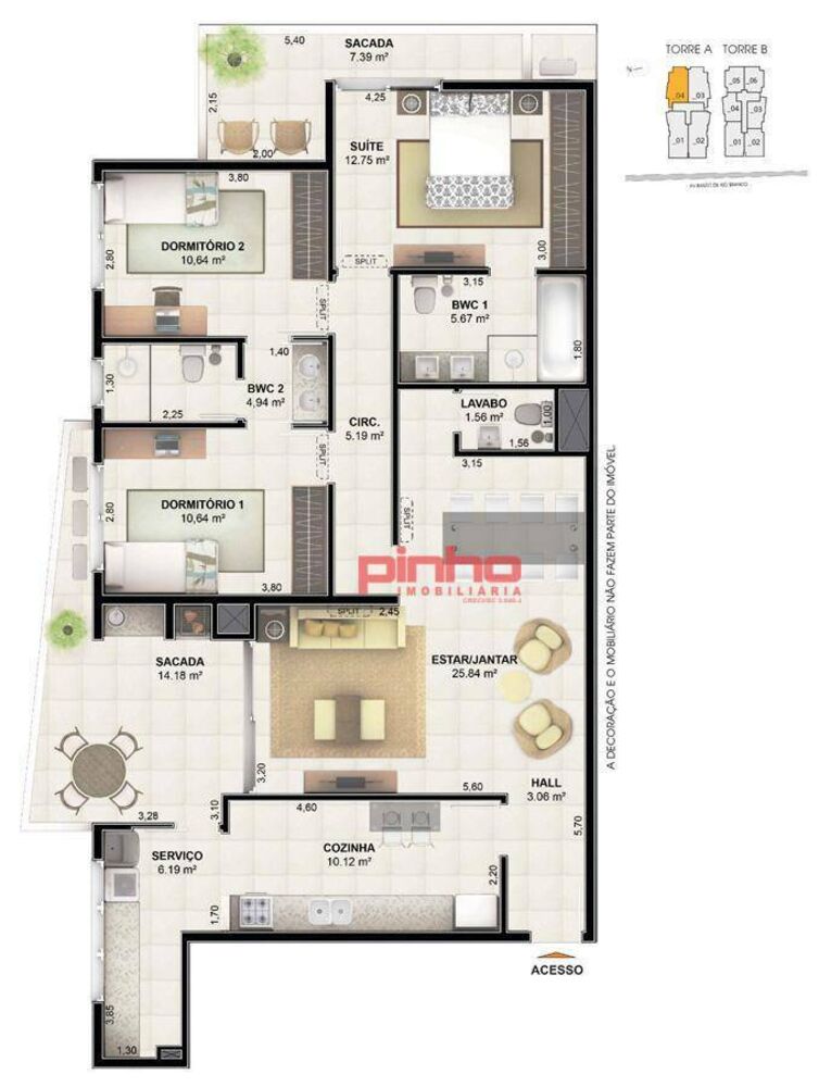 Apartamento, 3 quartos, 179 m² - Foto 7