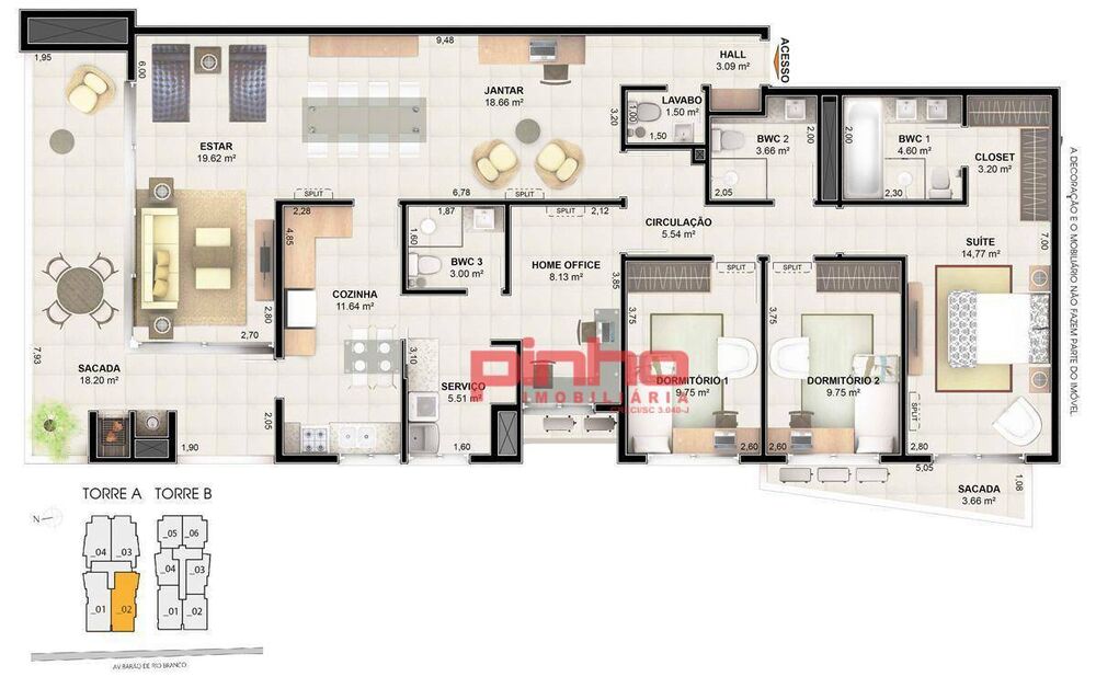Apartamento, 3 quartos, 179 m² - Foto 6