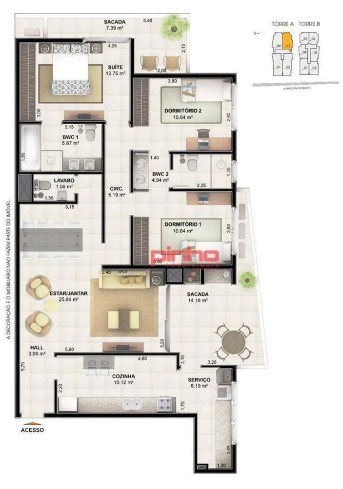 Apartamento, 3 quartos, 179 m² - Foto 19