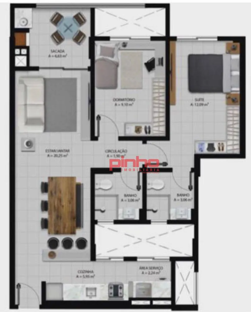 Apartamento, 3 quartos, 92 m² - Foto 26
