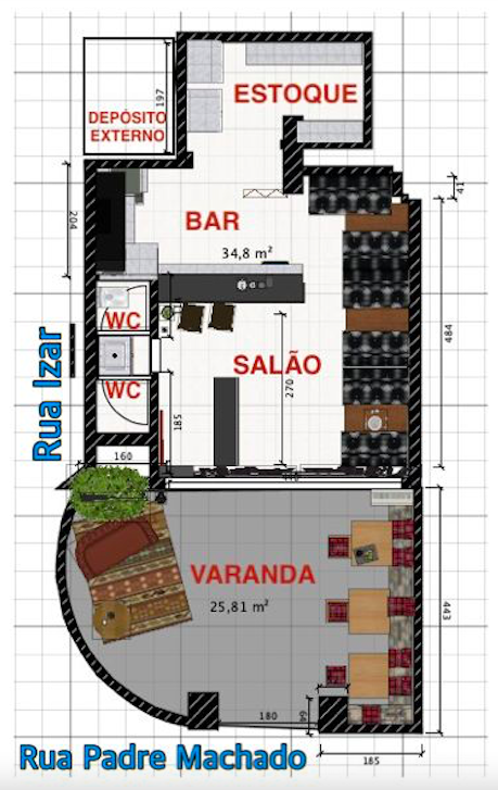 Loja-Salão à venda, 60m² - Foto 2