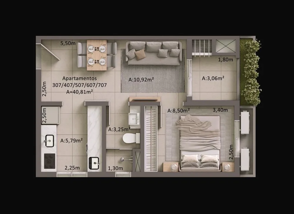 Apartamento, 2 quartos, 82 m² - Foto 10